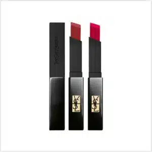 YSL 奢華緞面絨霧唇膏 小黑條