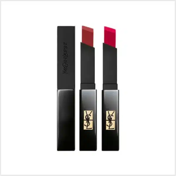 YSL 奢華緞面絨霧唇膏 小黑條