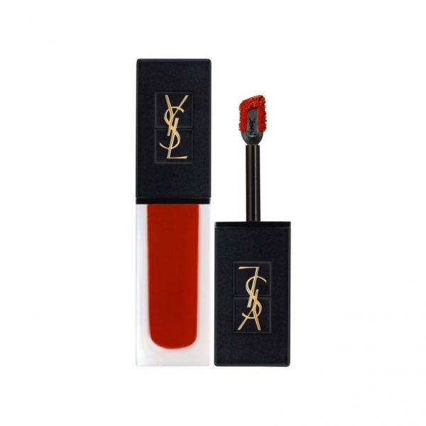 YSL 聖羅蘭 時尚印記雪絨唇釉 #211 紅絨煽動